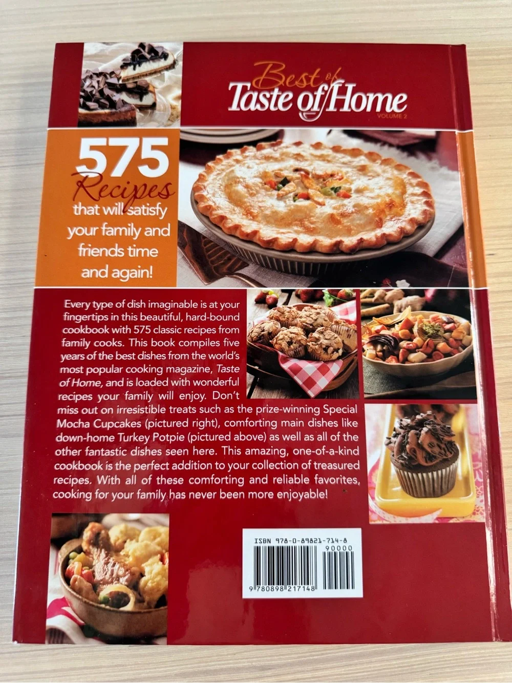 The Best Of Taste of Home CookbookVolume 2 Hardback